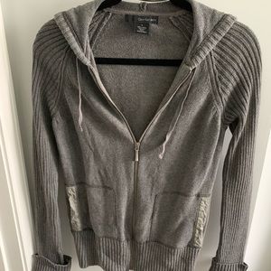 Zip front sweater